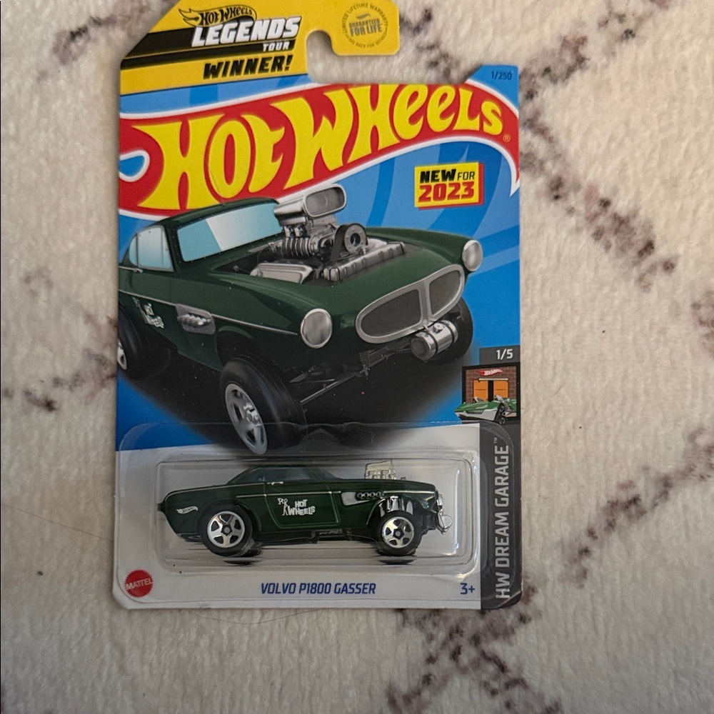 Hot Wheels Volvo P1800 Gasser Die-Cast Car